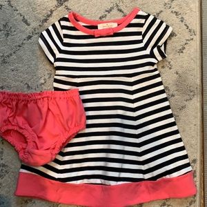 Kate Spade Black and White toddler dress
